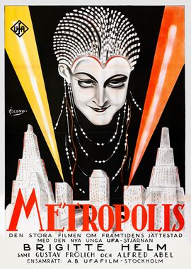 Metropolis Vintage Poster