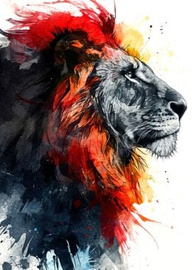 Lion Painting