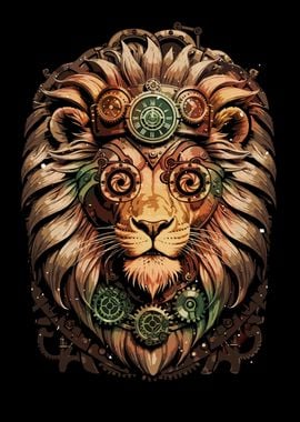 Lion Head Gift Steampunk