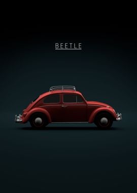 VW Beetle 1963 Red