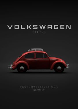 1963 VW Beetle Red Specs