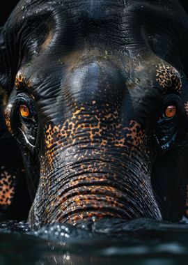 Elephant Portrait Photo