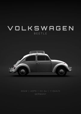 1963 VW Beetle White Specs