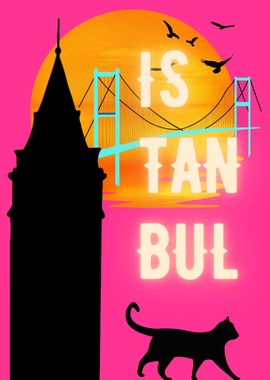 Istanbul Travel Poster