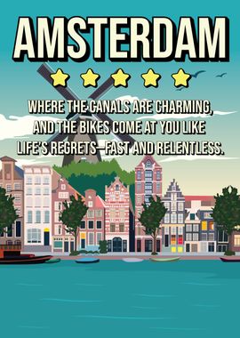 Funny Amsterdam Review Art