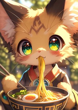 Japanese Ramen Cat