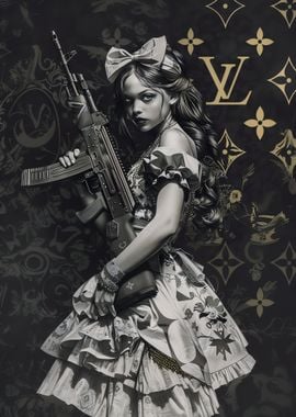 Louis Vuitton x Girl Art