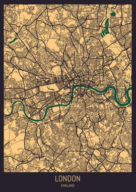 London England Street Map