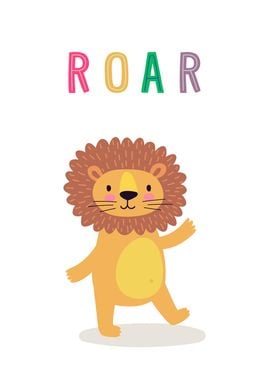 Roar Little Lion Kids Room