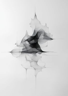 Black  White Abstract Art