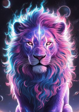 Galaxy Lion Animal