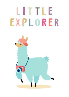 Little Explorer Llama