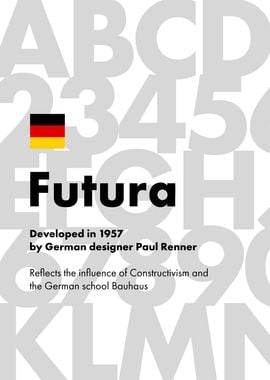 Futura font 1957