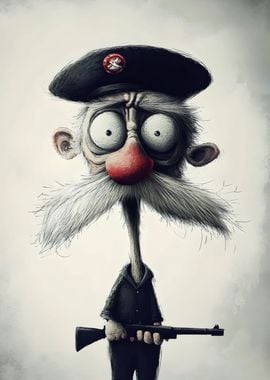 A generals caricature