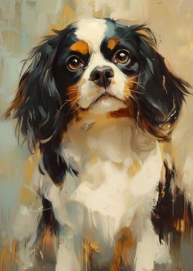 King Charles Spaniel cute