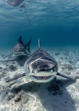 Mother And Baby Shark