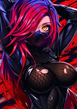 Cyberninja anime girl