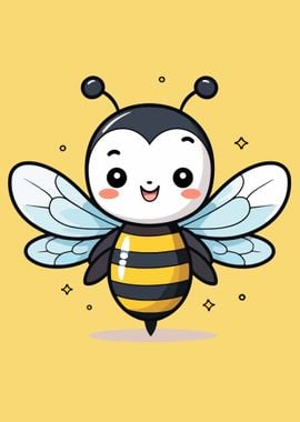 Cute Cartoon Bee