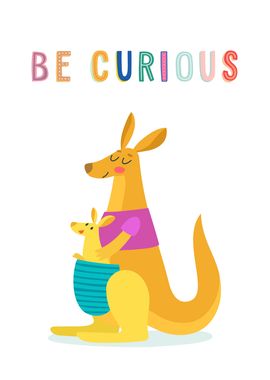 Be Curious Kangaroo