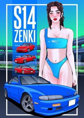 Nissan S14 Silvia Zenki 