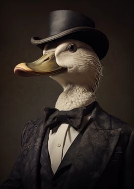 Duck in a Tuxedo