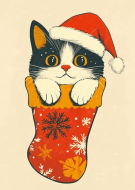 Cute Christmas Cat