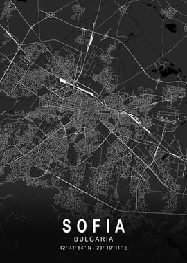 Sofia Dark Map