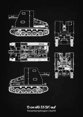 15 cm sIG 33 Sf auf Panz