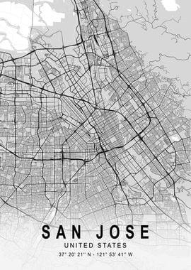 San Jose Light Map