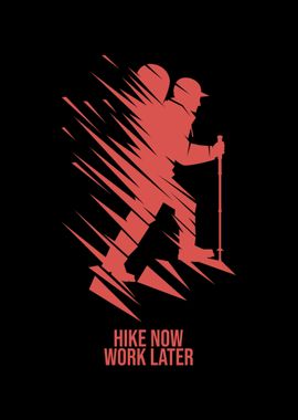 Hike Now Silhouette