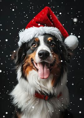 Australian Shepherd xmas