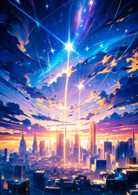 Fantasy Anime Sky Japan