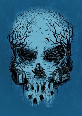 Haunted Mansion Skull