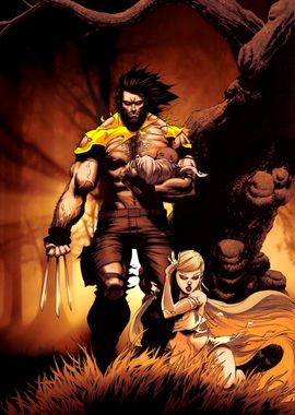 Emma Frost & Wolverine