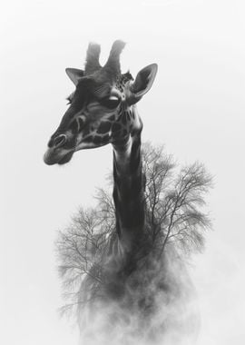 Giraffe portrait