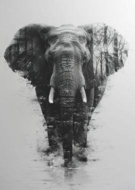 Elephant portrait