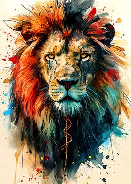 Lion Painting