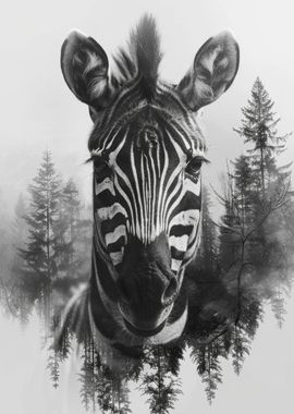 Zebra portrait