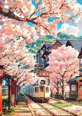 Japan Landscape Sakura