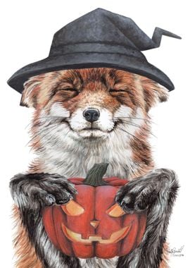 Morning Fox Halloween