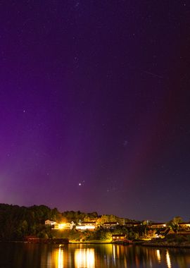 Night Sky Over Water