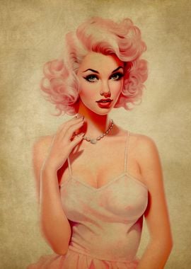 Vintage Pinup Girl No8