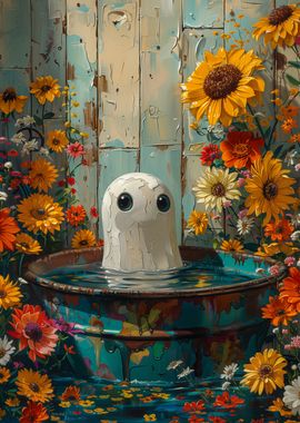 Ghost in a Flower Bath