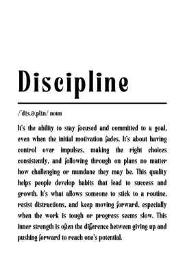 Discipline