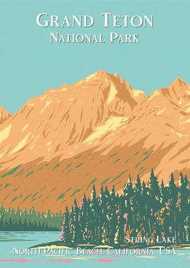 Grand Teton National Park Poster