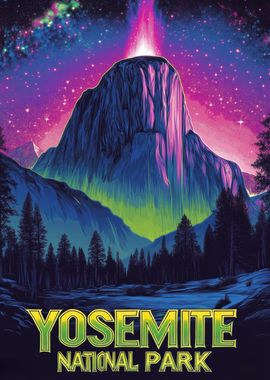 Yosemite National Park Poster