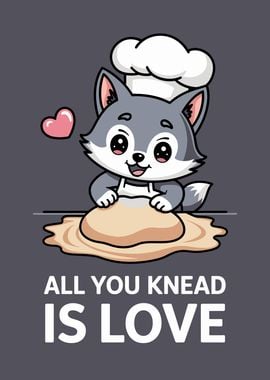 Wolf Chef Kneading Dough