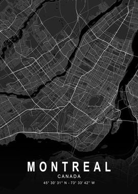 Montreal Dark Map