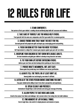 12 Rules for Life