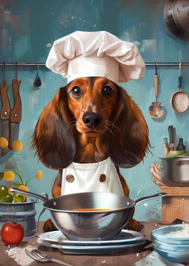 Chef Dachshund